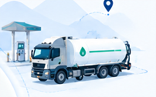 Moving Work Fronts - Mobile bowser truck and fueling kiosk