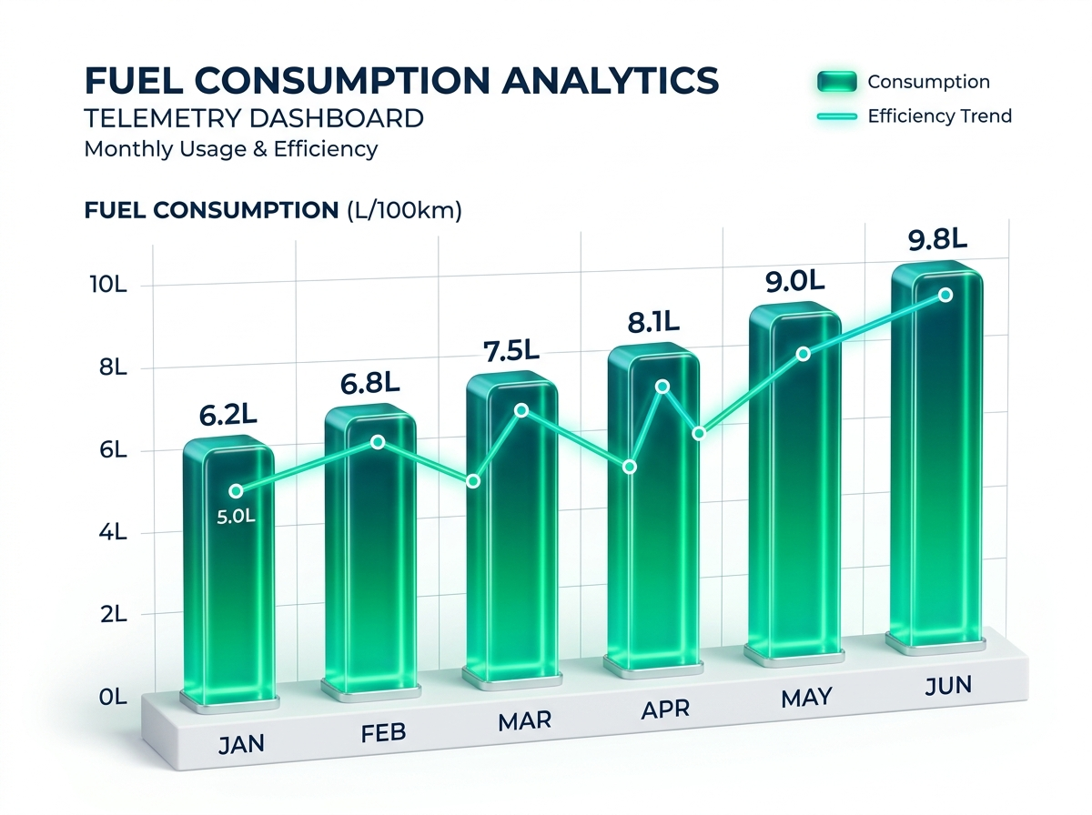Consumed Bar Chart Analytics