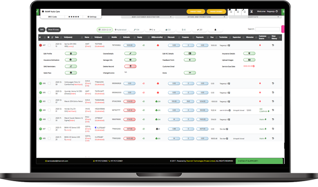 RAMP Garage Management Software