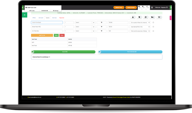 RAMP Garage Management Software