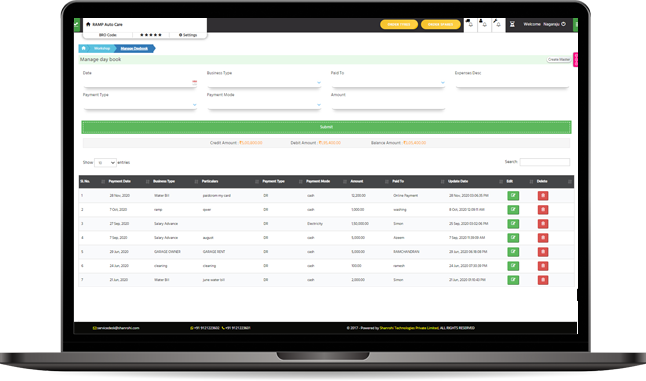 RAMP Garage Management Software