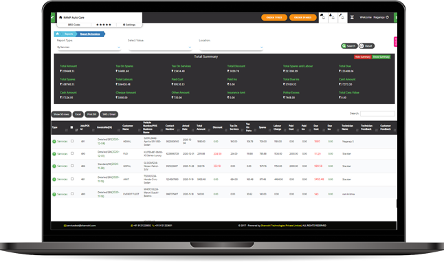 RAMP Garage Management Software