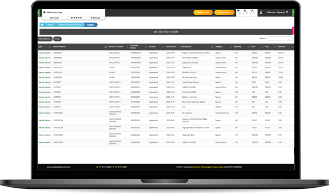 RAMP Garage Management Software