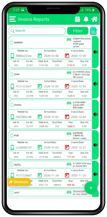 RAMP Garage Management Software