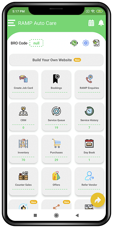 RAMP Garage Management Software